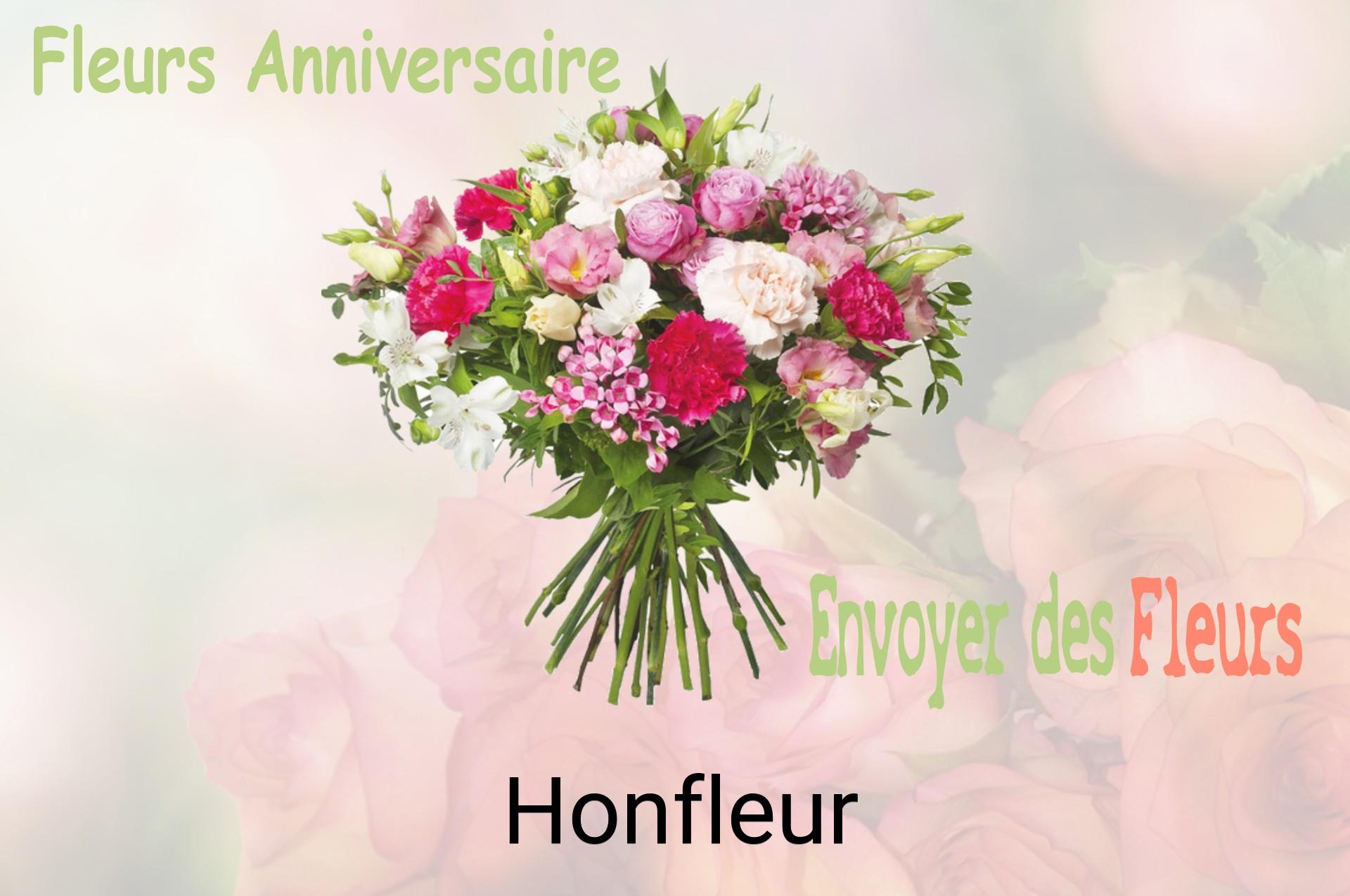 Bouquet de fleurs d’anniversaire livré à Honfleur