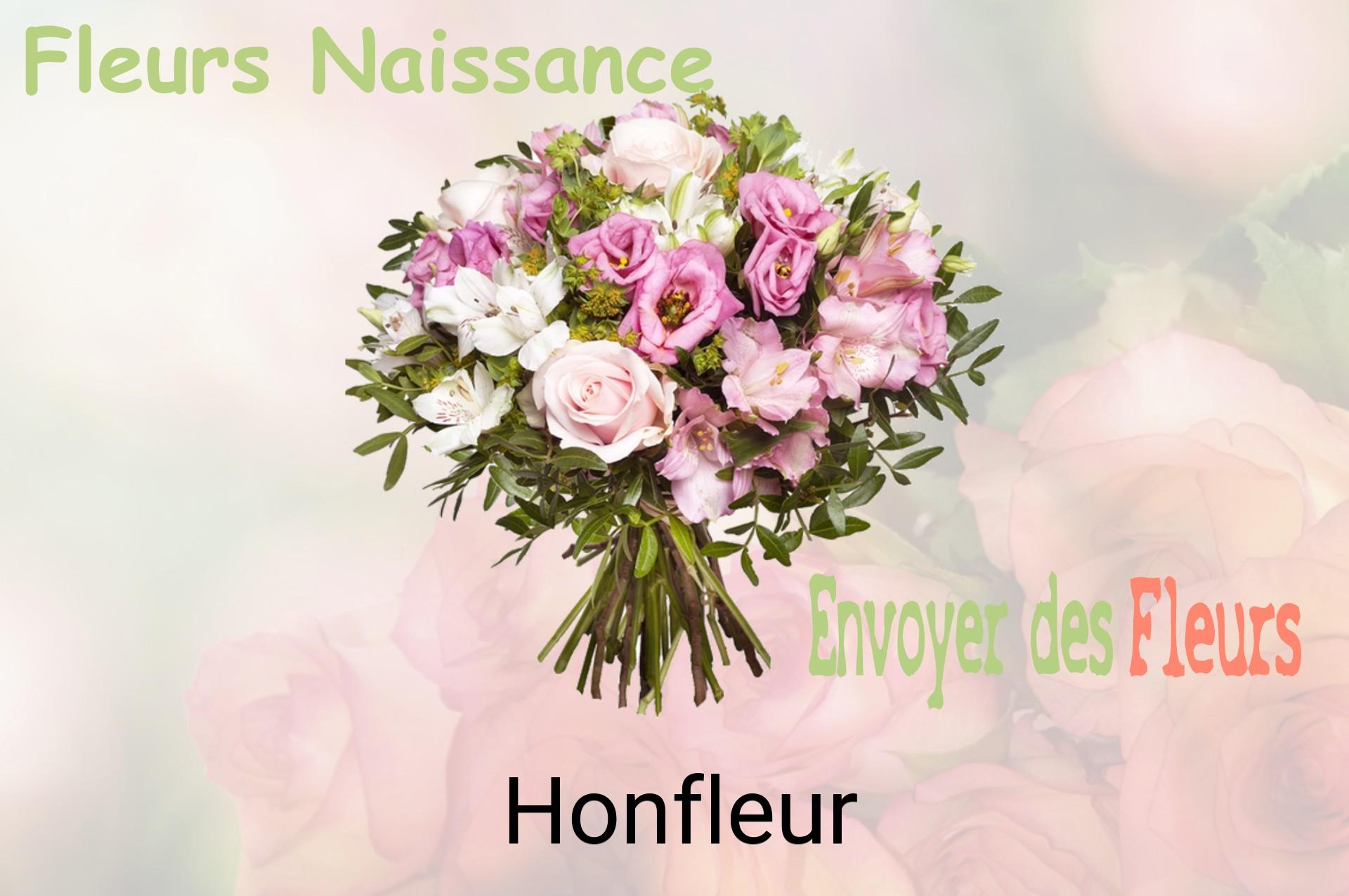 Bouquet de fleurs de naissance livré à Honfleur